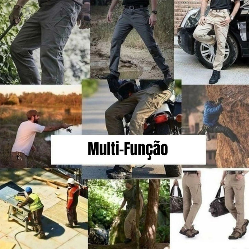 Calça Tática Militar Impermeável StrongForce® - Compre 1 Leve 2