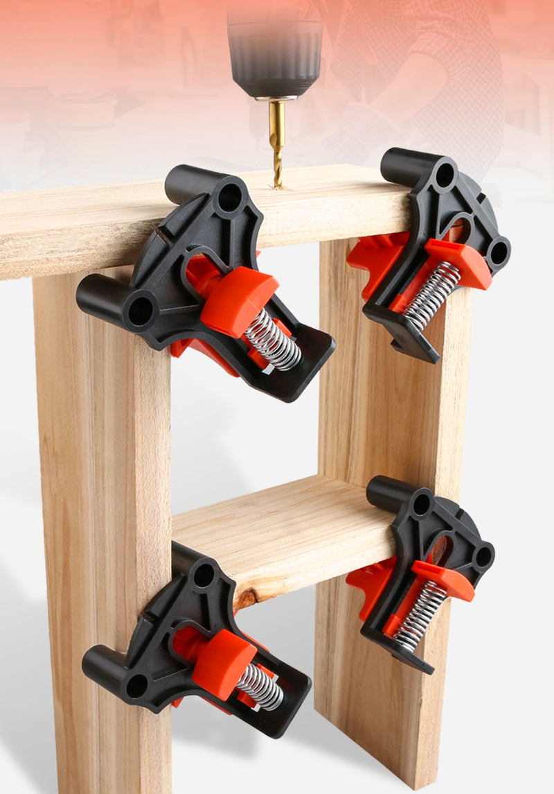 Conjunto de braçadeiras 60/90/120 graus  Angle Clamps - 4 peças