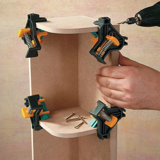 Conjunto de braçadeiras 60/90/120 graus  Angle Clamps - 4 peças