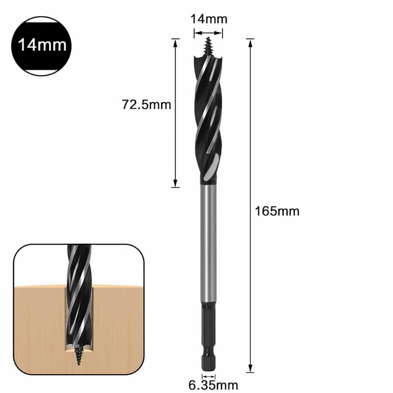 Conjunto de brocas de torção - 6 peças