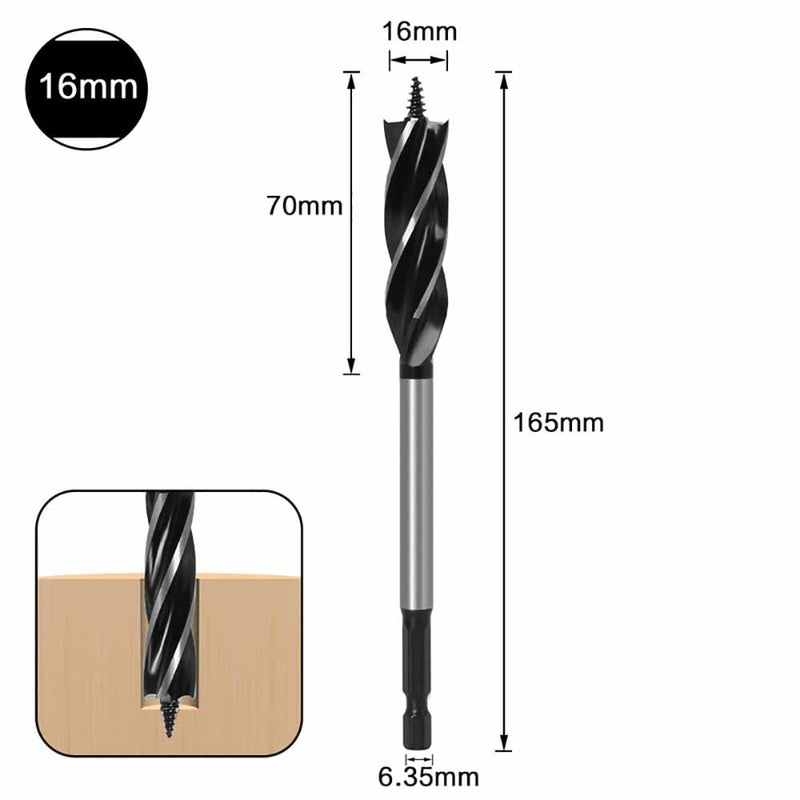 Conjunto de brocas de torção - 6 peças