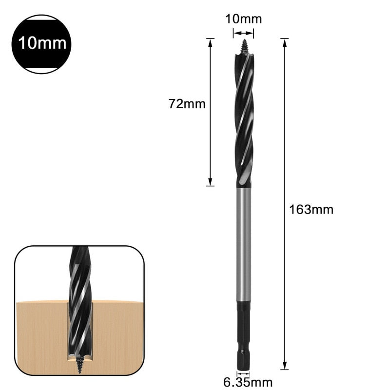 Conjunto de brocas de torção - 6 peças