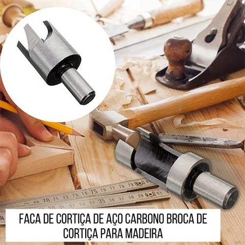 Brocas cortadoras de plugue FastPlug™- 8 Peças (1/4 '', 3/8 '', 1/2 '', 5/8 '')